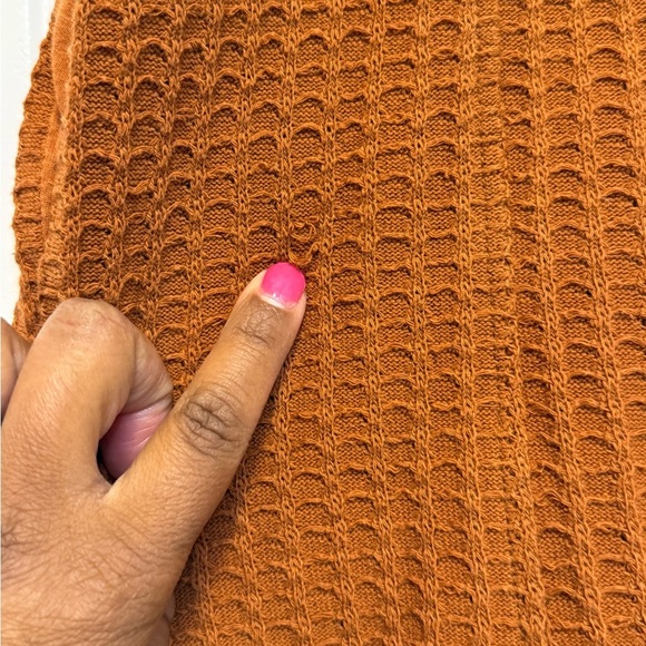 Urban Outfitters Out From Under Ty Waffle Knit Romper Terracotta Brown Small - Picture 13 of 14